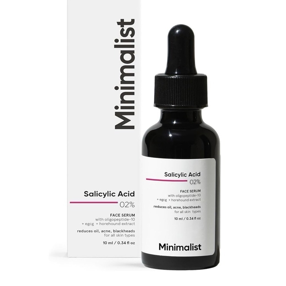 Minimalist 2% Salicylic Acid Face Serum 30ml Acne Oil Control Exfoliating Serum